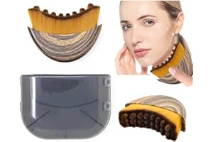 ROKATY 1/2 PCS Lymphatic Contour Face Brush for Sculpting – Anti-Puffiness, Detox & Lift, Improves Skin Glow & Absorption (1 Pcs Contour Face Brush)