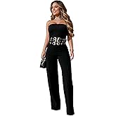 Zoctuo Elegant Formal Jumpsuit for Women Dressy,Wedding Guest,Cocktail,Birthday