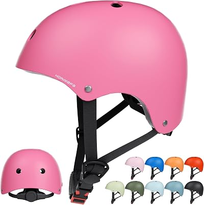 KORIMEFA Kids Helmet 51-58cm Adjustable CE Safe Lightweight Breathable
