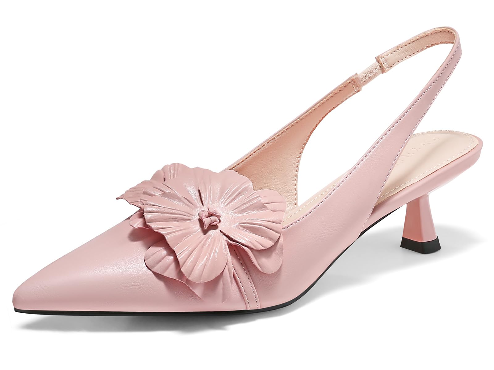Mesh slingback with bow Pumps
