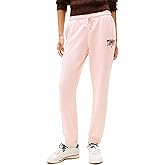 Tommy Jeans Womens Regular Logo Jogger Sweatpants with Drawstring Ties