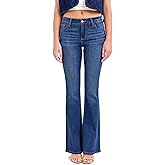 Cello Jeans Women's Juniors Mid Rise Slim Flare Jeans