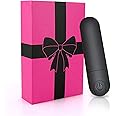 G Spot Bullet Vibrator Nipple Clitorals Stimulator USB Rechargeable for Travel - 10 Modes Portable Waterproof Mini Vaginal Anal Massager Adult Sex Toys for Women(Black)