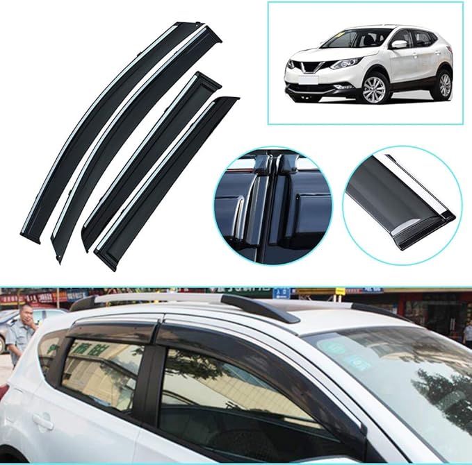 Maite Side Window Deflector for Nissan Qashqai J11 2016