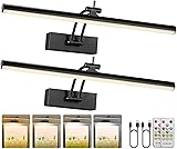 Yuichoy 2 Pack Picture Lights for Wall Battery