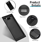 Azonelife 24 Black Plastic Check Holders Waitress Restaurant Bill Receipt Tray view 2
