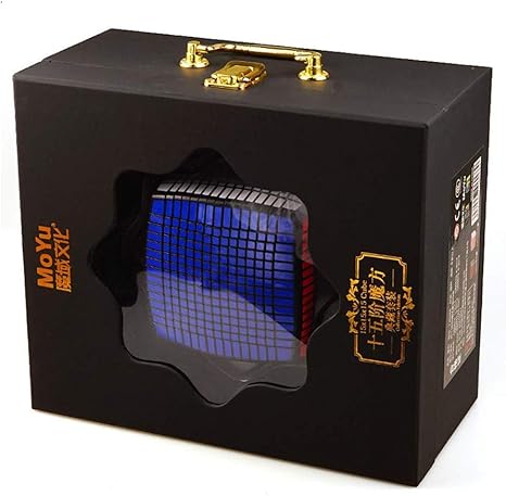 MZStech MOYU 15x15 Cubo mágico Pegatina Velocidad Cubo: Amazon.es: Juguetes y juegos