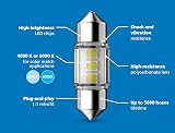 Philips Ultinon Pro7000 LED Festoon 30mm 24V 6000K Cool White Bulb view 4