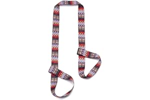 ZOOEASS Yoga Mat Strap, Adjustable Durable Yoga Mat Carrier & Stretching Strap, Multiple Color Choices