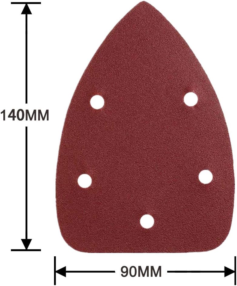 Mouse Sandpaper 72Pcs Mouse Detail Sandpaper Sanding Sheets Hook and Loop Mouse Sandpaper 800/1000/1200/1500/2000/3000 Grits - - 