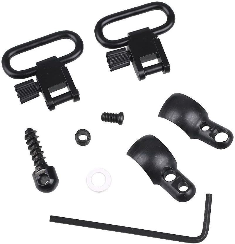 Oarea Lever Action Rifle Sling Mount Kit Split Band with 1'' QD 115 Sling Swivels for Winchester Marlin Mossberg