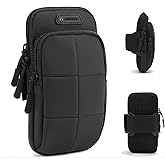 Prime Comfort Phone Arm Bands for Running, Armband Cell Phone Holder for Exercise (Black)