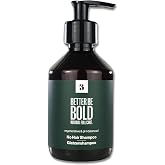 BETTER BE BOLD Nourishing No Hair Shampoo, Gentle Cleansing for Bald Heads, pH-Neutral, Soothes irritated Scalp, Almond Oil &amp; Aloe Vera, Made in Germany, 6.76 Fl Oz