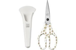 Linoroso Kitchen Scissors Heavy Duty Kitchen Shears with Magnetic Holder Made with Japanese Steel 4034, Multipurpose Ultra Sh