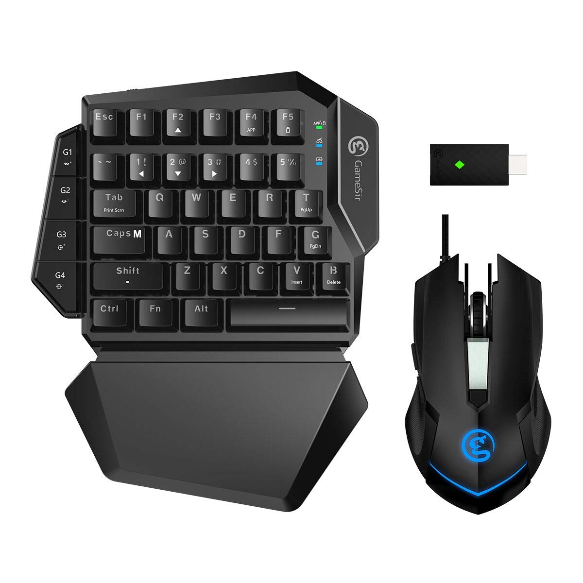 GameSir VX Gaming Keyboard and Mouse for Xbox One/Xbox Series X/S, PS4, PS3, Nintendo Switch PC, Wireless Game Keypad and Mouse Adapter for Computer and Consoles