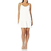 Monrow Womens Gauze Sleeveless Easy Dress