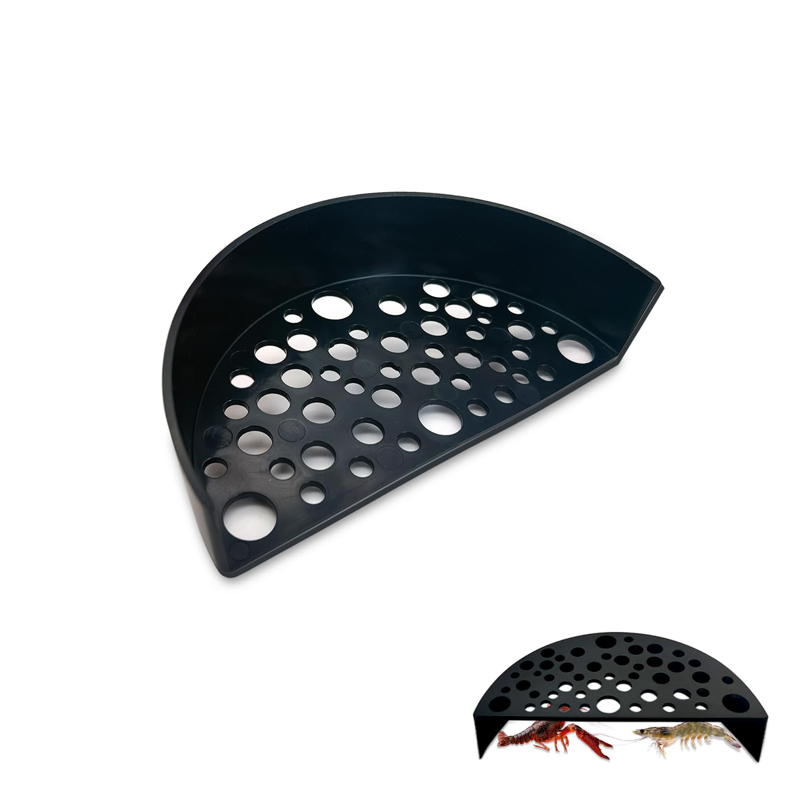 LuckyOpt Shrimp Hides for Aquarium, Shrimp Cave with Holes, Shrimp Hide for Aquarium Fish Tanks Shrimp Ponds Breeding Tanks, Hideout for Shrimp & Small Aquariums Fish