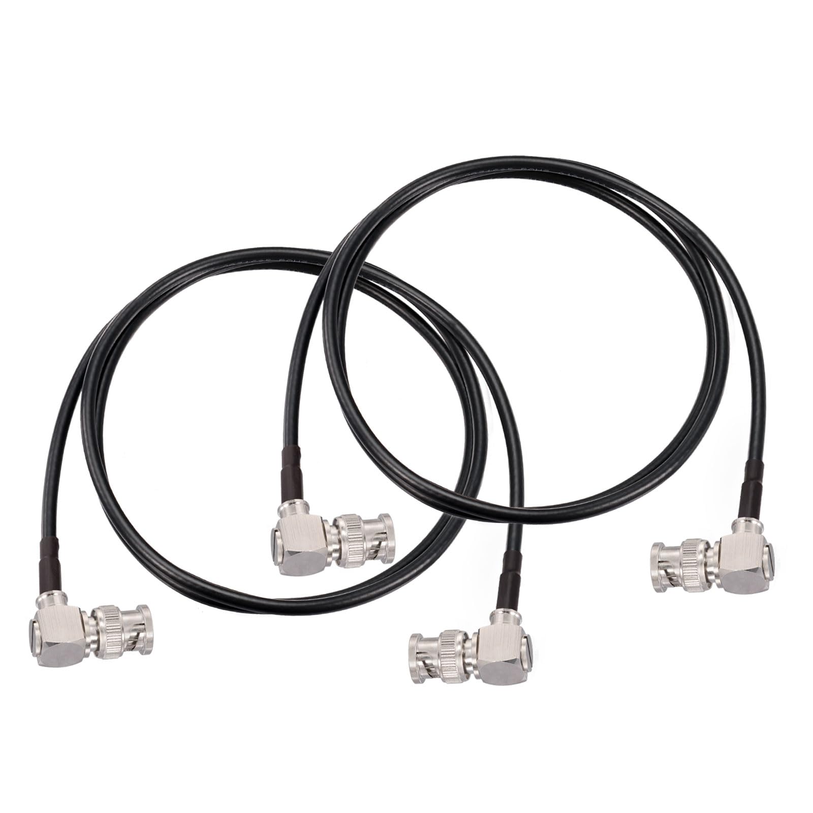 Photo 1 of Superbat 3G/6G/12G SDI Cable 3ft BNC Cable 75 Ohm Thin Precision SDI Video Cable Right Angle Supports HD-SDI/3G-SDI/4K/8K Monitor Surveillance Camera CCTV System