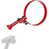 Radiolink Alloy Steering Wheel Trigger RC One-Handed Control Accessory Adapter for Radiolink RC8X RC4GS RC6GS/Flysky GT5/NB4/Pro/GT3B/Futaba 7PX/Dumborc X6/X4/DDF-350 and More (Red)