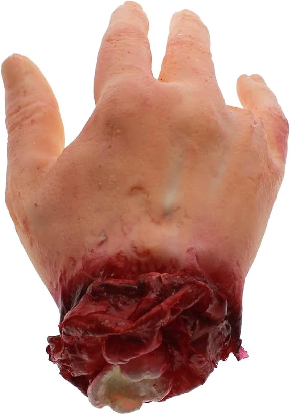 DaMai New Latex Severed Cut Off Bloody Fake Arm Hand Scary