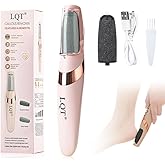 LQT® Electric Foot File – Rechargeable Callus Remover for Hard, Cracked Skin – At-Home Pedicure Kit for Smooth Feet (Men & Wo