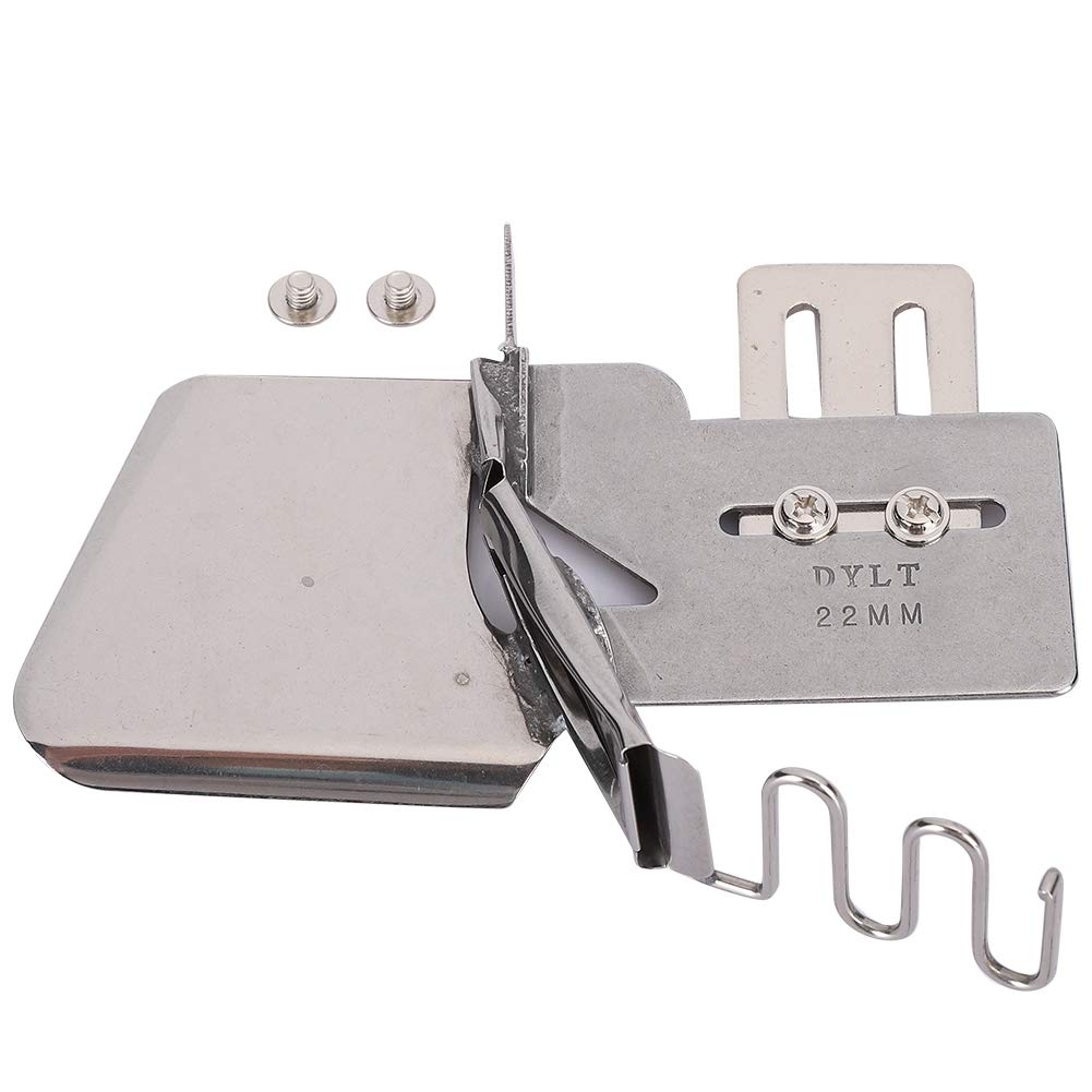 4 Fold Binding Attachment Tape BindeSewing Machine Flat Seamer for Industrial Sewing Machine Accessories(22mm) Sewing Machines and Accessories