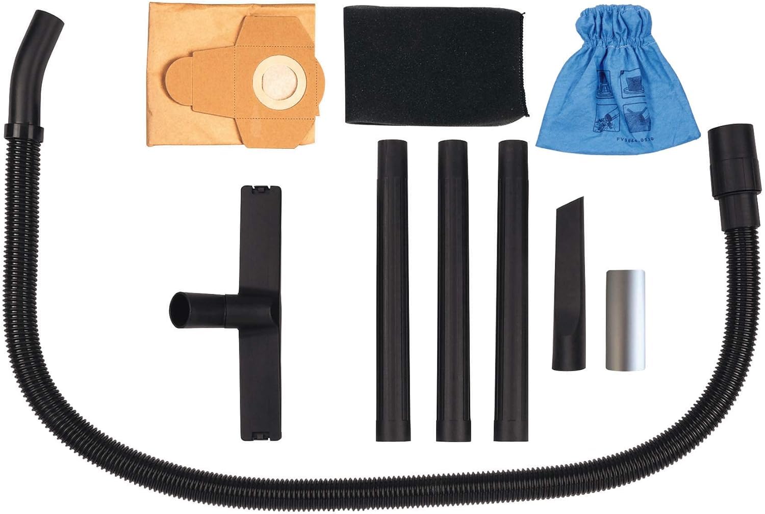 Einhell TC-VC 1812 S Nass-Trockensauger (1.250 W Leistung, 36mm Schlauchsystem, 12 l Edelstahlbehälter, Schaumstofffilter, umfangr. Düsenzubehör), Rot, Schwarz, Weiss 2