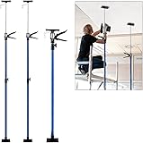 2x Ceiling Prop Adjustable Height Load Capacity 30kg Steeltube Support