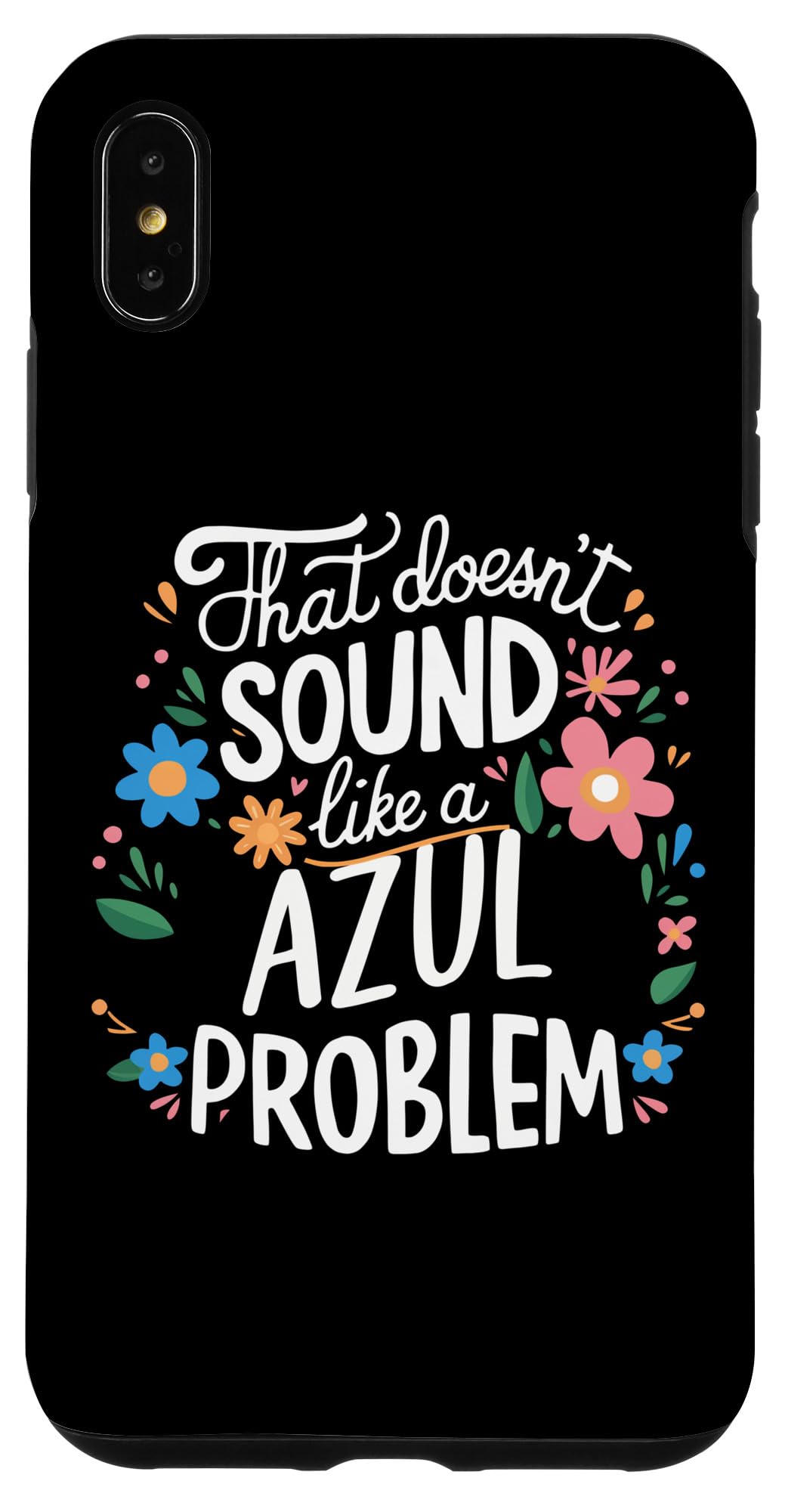 iPhone XS Max AZUL Personalized Cute Girls AZUL Name Case