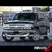 VIPMOTOZ Front Bumper LED Strip Fog Light Assembly For 1999-2002 Chevy Silverado 1500 2500 3500 & 2000-2006 Chevy Tahoe Suburban, Matte Black Housing, Driver and Passenger Side