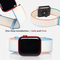 5 Pack Sport Loop Bands Compatible with Apple Watch