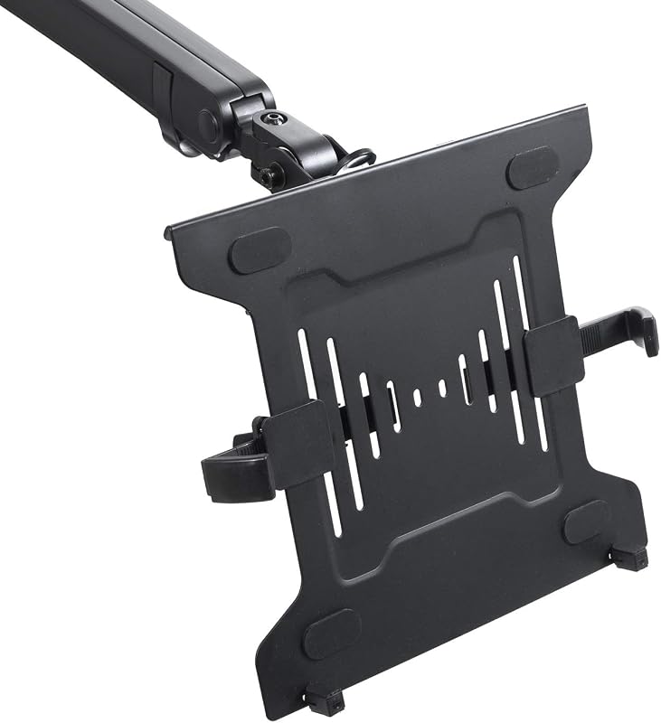 Suporte de secretária para 2 ou 3 monitores, portátil, portátil, ecrã, monitor, altura, rotação e inclinação ajustável, com portas USB integradas, VESA 75x75, 100x100 (MC-813 Double)
