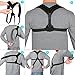 Posture Corrector Adjustable for Women and Men | Clavicle and Upper Back Brace | Shoulder Support for Perfect Posture | Fits S-XL. - By Simple Society