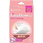 Easyderm Real Calming Patch – 6 Spot Patches, K-Beauty Skincare with Niacinamide, Hyaluronic Acid, EGF Micro Point length : 285μm