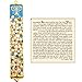 TALISMAN4U Blue Enamel MEZUZAH CASE with Scroll Hebrew Parchment Menorah Judaica Door Mezuza Made in Israel 9 cm