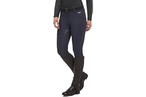Kerrits Women's Fleece-Lined Fusion Full Leg Horse Riding Tights – Silicone Grip Breeches for Winter Lessons, Clinics