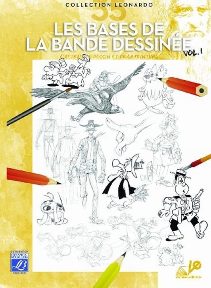 Lefranc & Bourgeois Léonardo No 35 Album for Learning to Draw Basic Cartoons Volume 1 in French — image 1
