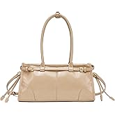 NEWBELLA Women's PU Leather Clutch Purse - Convertible Top Handle Shoulder Bag for Work Evening