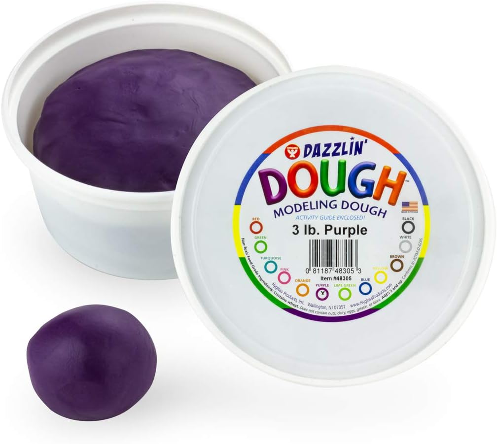 purple playdough