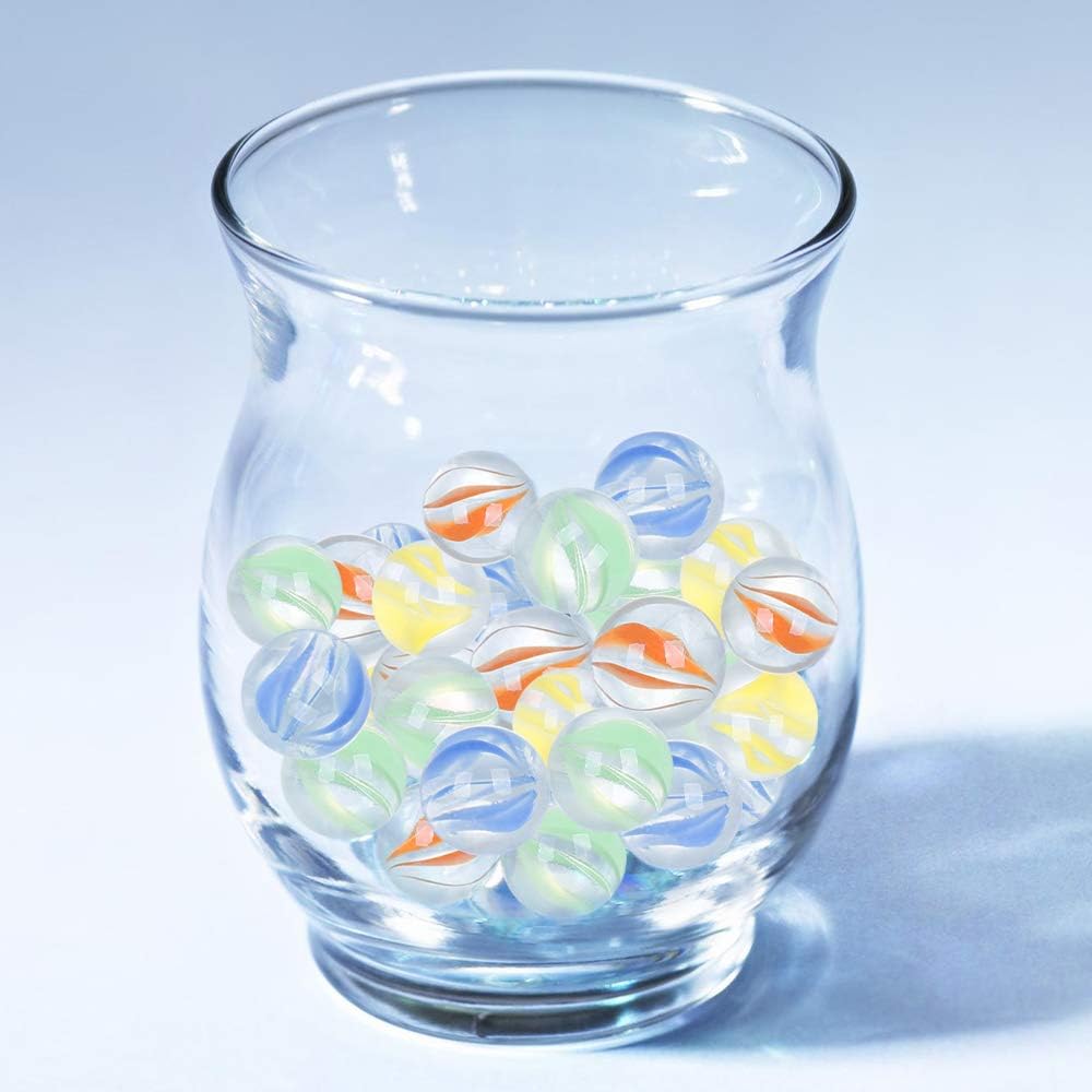 Powerking 200pcs Glass Beads Colorful Cat Eyes Glass Beads for Kids Toys/Games/Games/Fish/Plant Decoration - Image 5