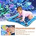 Baby Inflatable Tummy Time Water Mat, Fun Water Mat Activity Center for Infants&Toddlers,Premium Safety LeakProof Water Filled Playmat,Promotes Visual Stimulation,Movement & Motor Skills