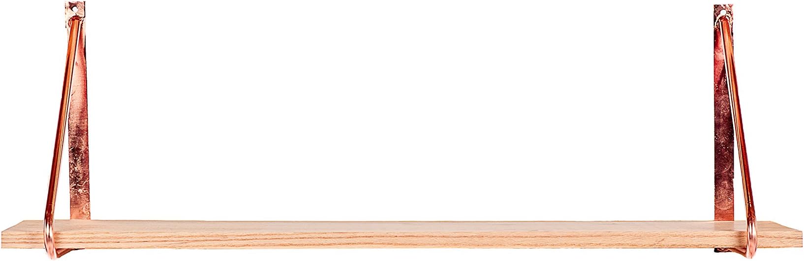 Sale: 50% Off 2 Rod Shelf Bracket (Set of 2), Metal in Copper Finish. Holds up to 10" Shelf