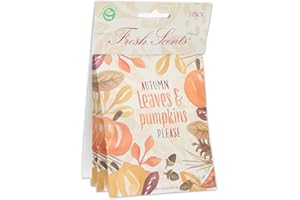 Willowbrook | Fresh Scents Scented Sachet Packet | Autumn Leaves | Air Freshener Bags for Drawers, Closets, Cars | 3 Pack | Long Lasting Home Fragrance
