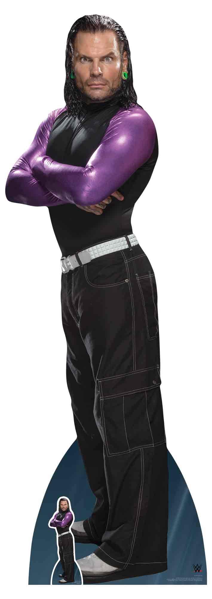 SC1206 Jeff Hardy WWE Lifesize Cardboard Cutout Perfect for Fans, Friends, Family and Events Height 188cm Width 67cm