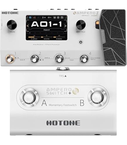 ギター AMPERO Hotone Ampero II MP-380 Stage Amp Modeler Guitar Effects Processor