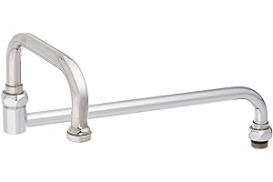 T&S Brass TS Brass 068X Double Jointed Swing Spout, Chrome