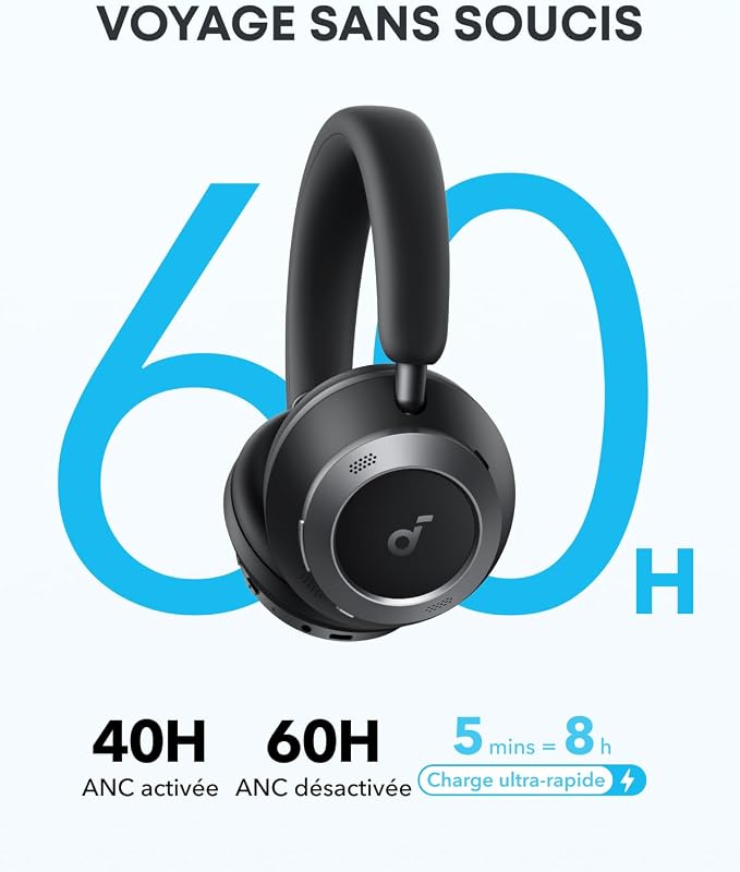 par Anker Space One Pro Casque Bluetooth sans Fil
