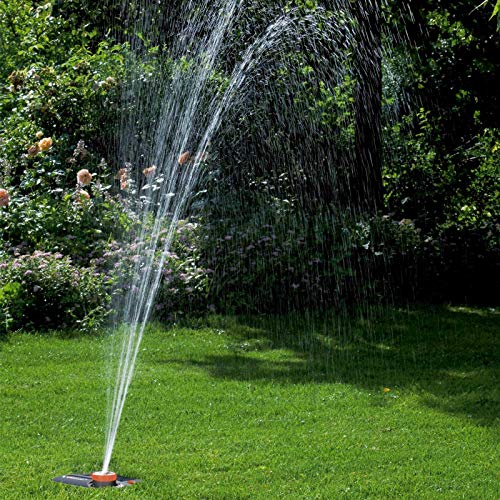 Gardena Sprinklersystem Vielflächen-Versenkregner AquaContur automatic: Rasensprinkler für die Bewässerung unregelmäßig geformter Rasenflächen bis 350 m², 25 - 360° Beregnungssektor (1559-29) thumbnail 2