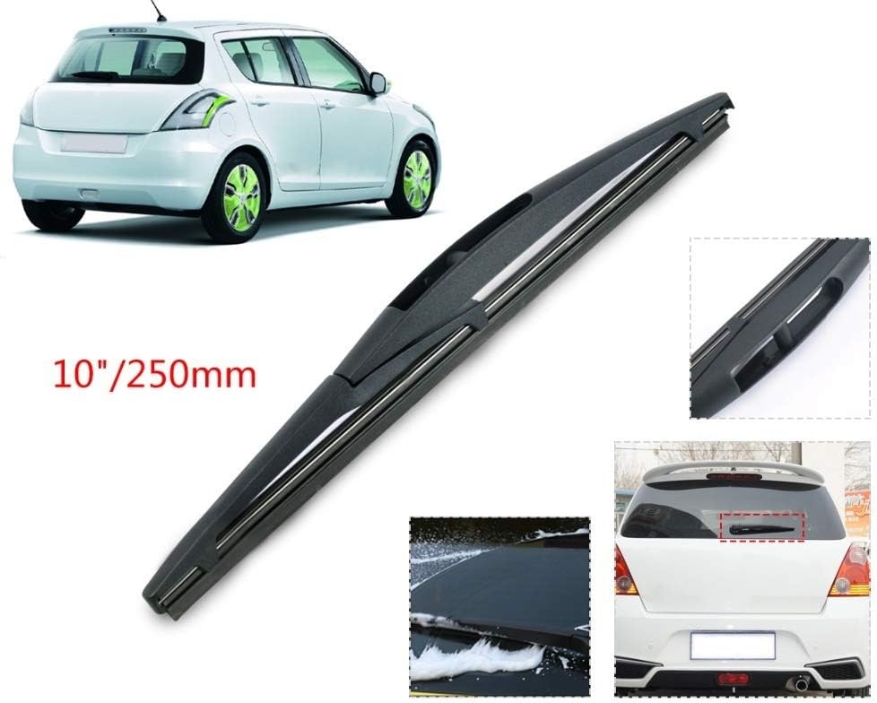 JYJIAJU 10" Rear Rain Window Windscreen Wipers Windshield Wiper Blade