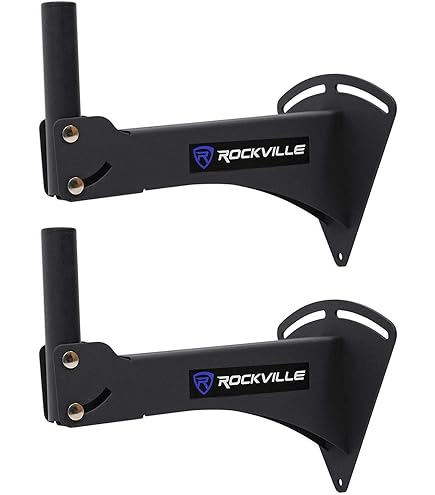 Heavy Duty PA Speaker Wall Mount Brackets, Adjustable Tilt & Swivel, 2 Pack - View #11